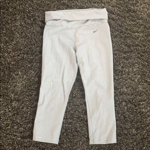 Stripped Nike Dry-Fit Fold Over Capris NWOT